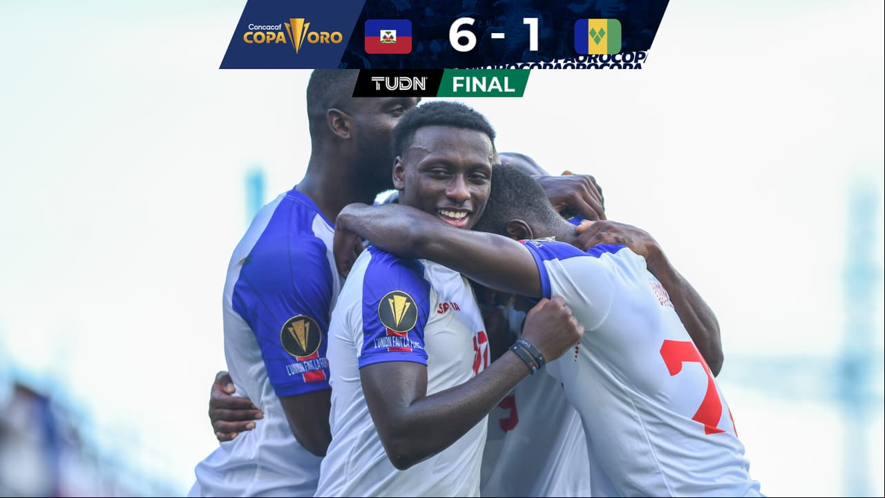Haití aplastó a San Vicente y está a un paso de la Copa Oro