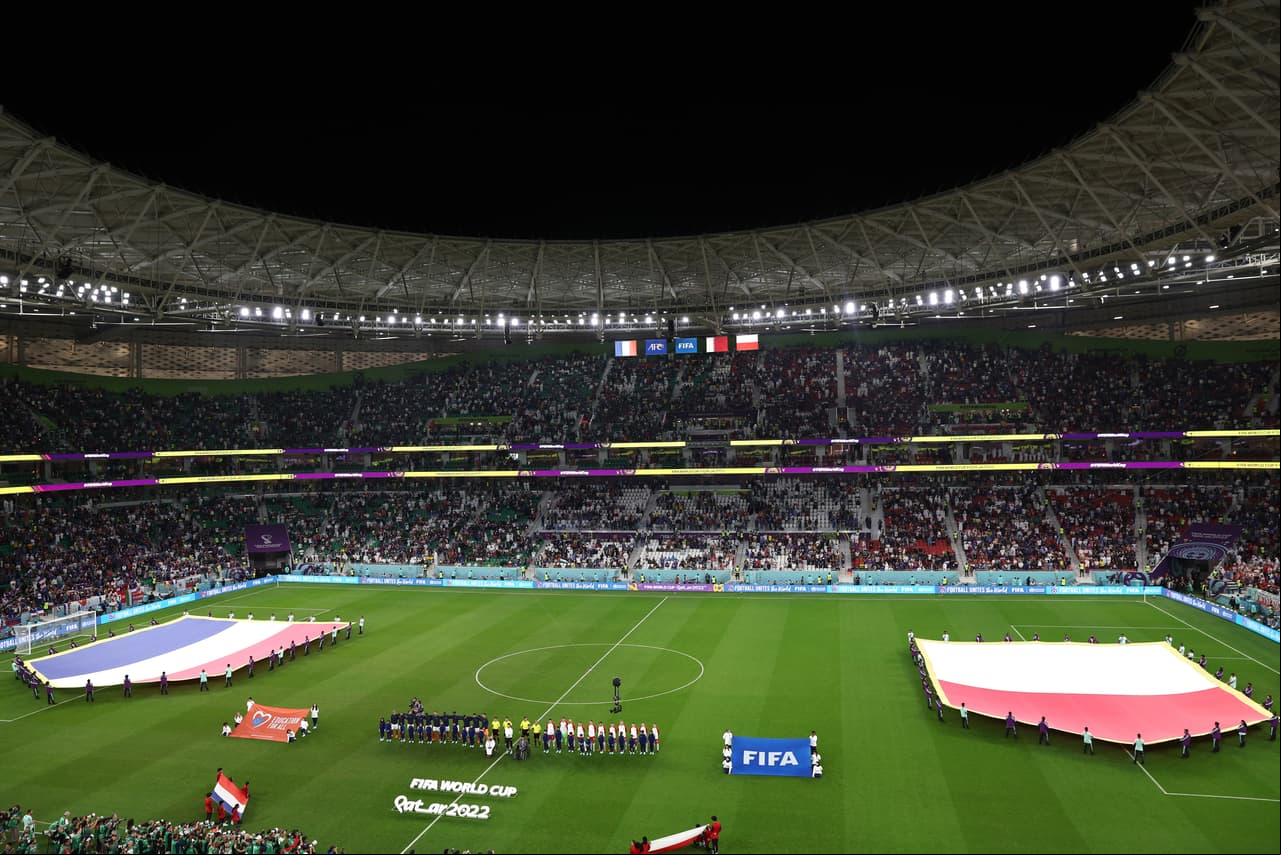 El estadio Al Thumama Stadium, impresionante.