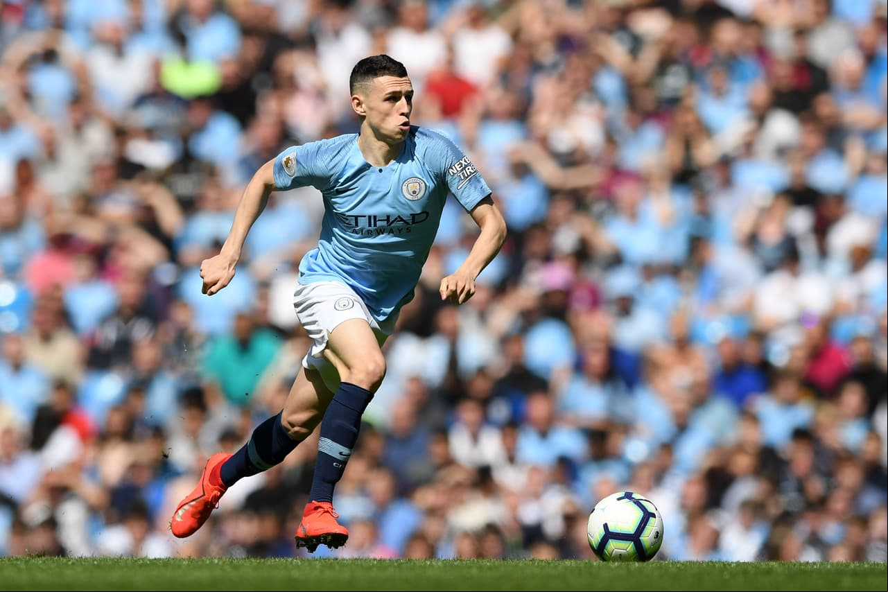 El inglés Phil Foden se ha afianzado a sus 19 años con Manchester City y esta temporada ha marcado 7 goles.