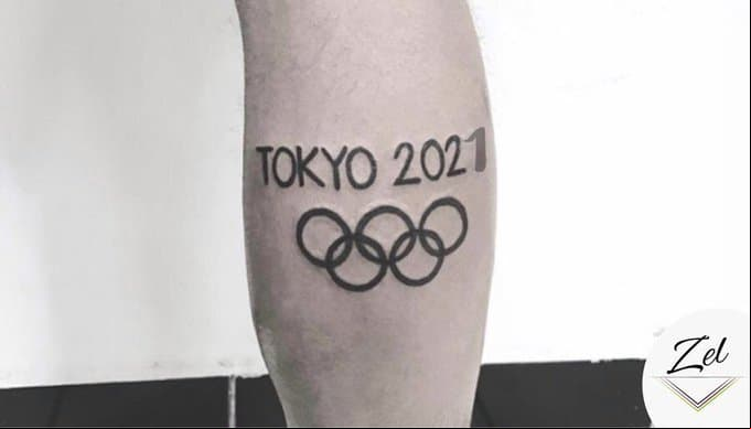 María Zel subió la imagen de un tatuaje alusivo a los Juegos Olímpicos de Tokyo 2020 y las redes sociales nos divertieron un poco.