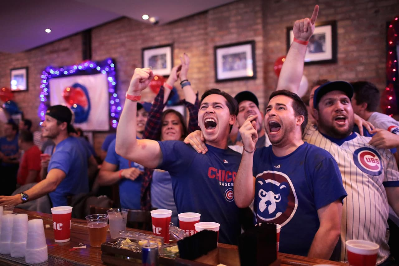 El desarrollo del séptimo partido fue dramático para los seguidores de los Cubs.