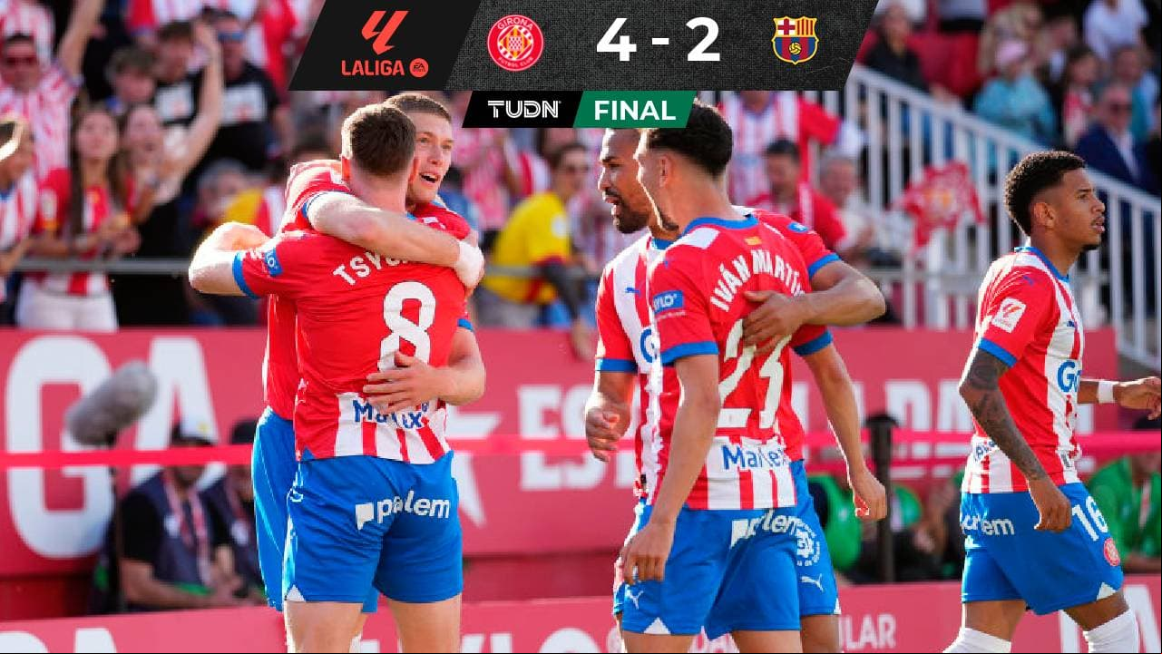 Girona golea al Barcelona y el Real Madrid es campeón de LaLiga
