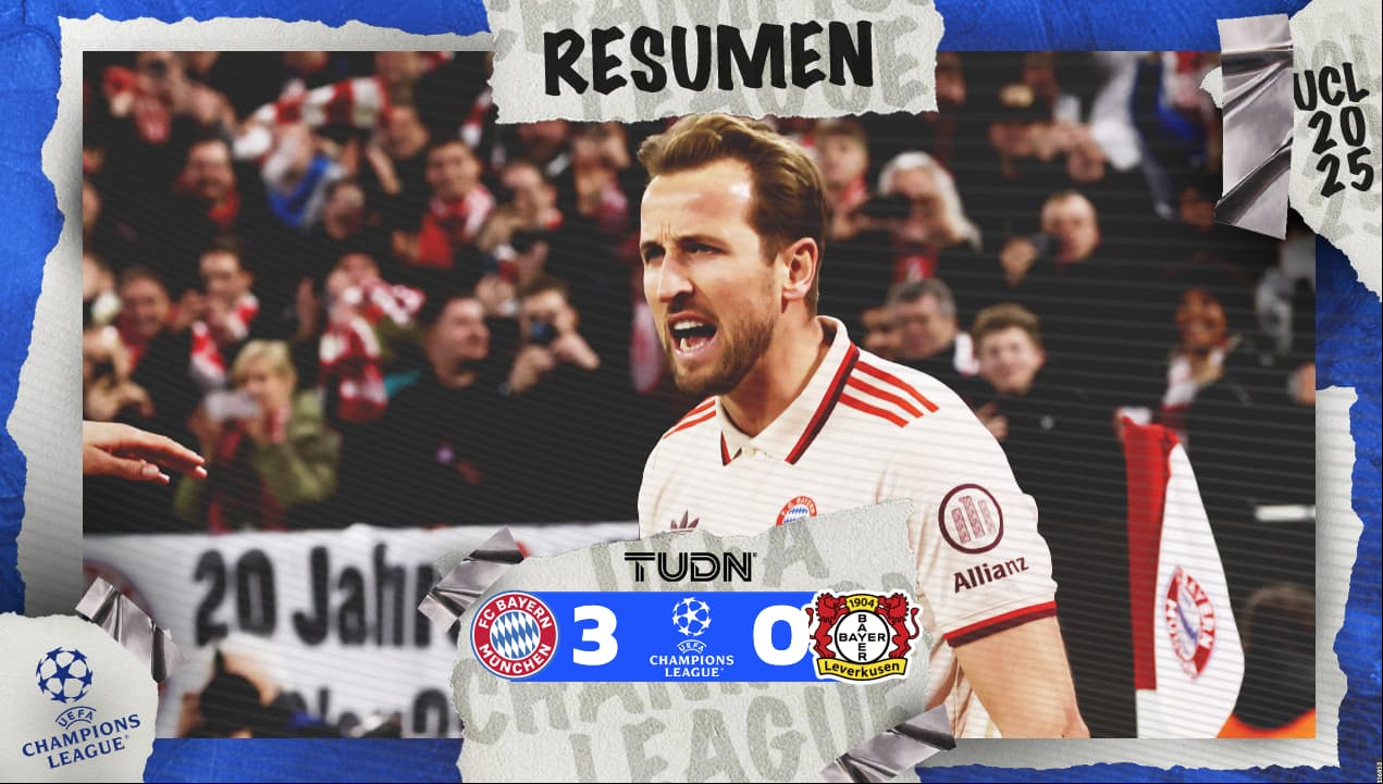 Kane brilla con doblete ante Leverkusen, pero Bayern pierde a Neuer
