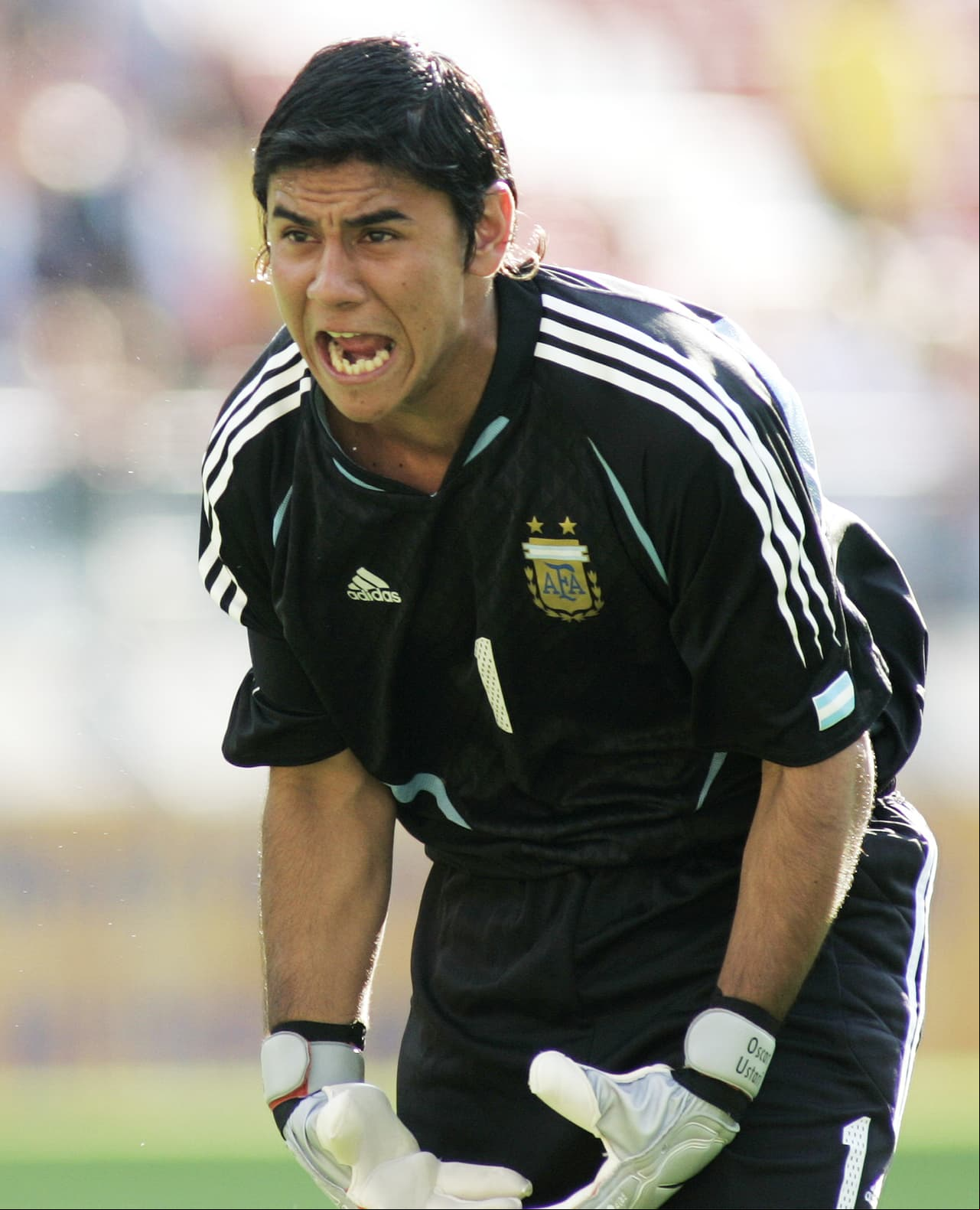 El portero argentino Óscar Ustari brilló con la selección Sub-20 e Independiente de Avellaneda antes de dar el salto a España, donde jugó con Getafe.