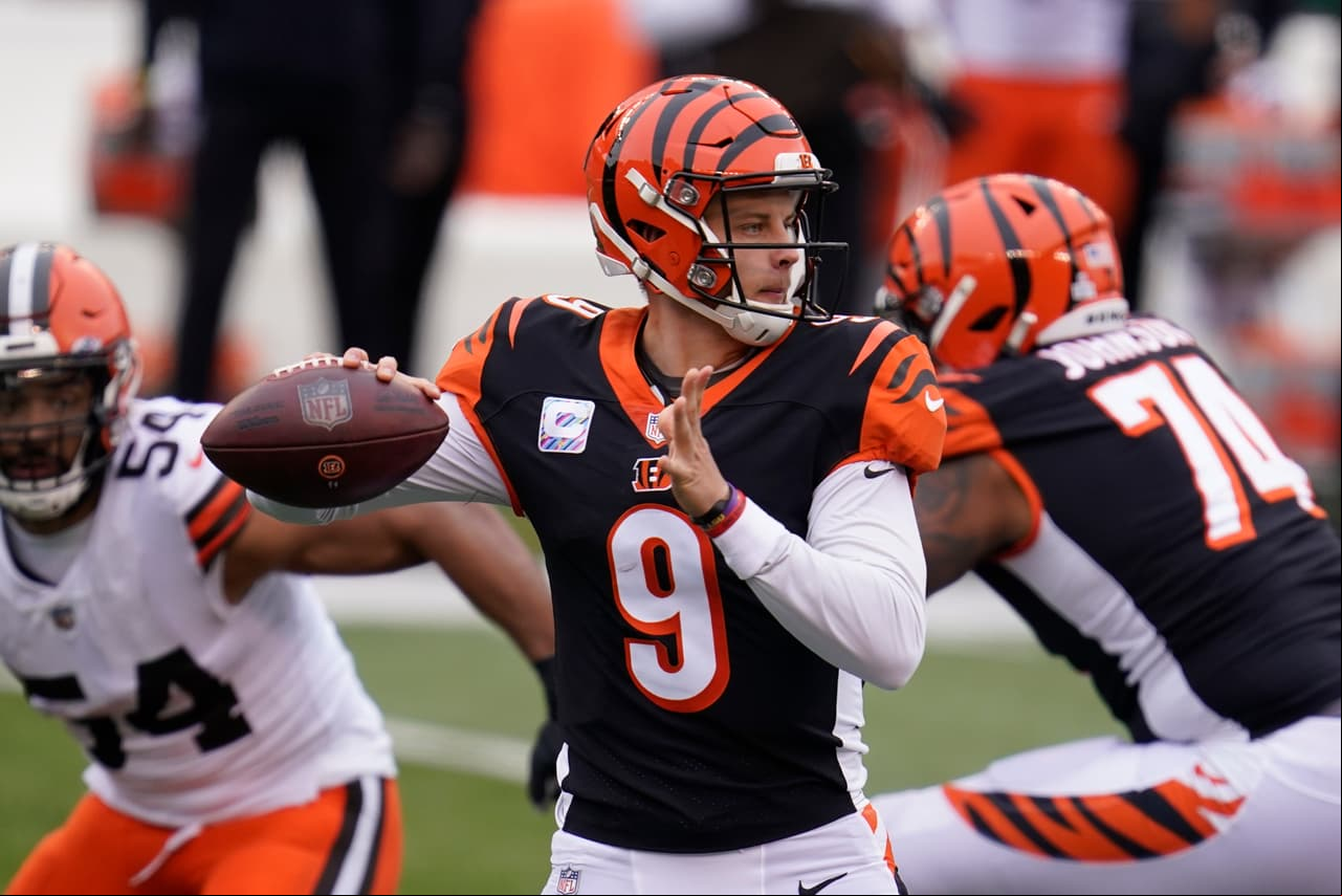 Cleveland Browns logran la victoria en un duelo dramático ante Cincinnati Bengals con marcador de 37-34. Baker Mayfield logró 22 de 23 pases, sumó 297 yardas y dio 5 pases para touchdown; su marca ya es de 5-2.