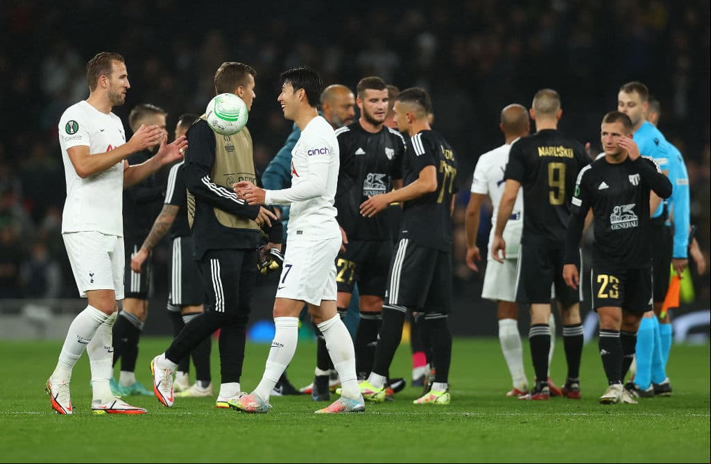 Tottenham Golea 5-1 al NS Mura, West Ham le gana fácilente 2-0 al Rapid Viena y el Olympique de Msreille y el Galatasaray empataron 0-0.