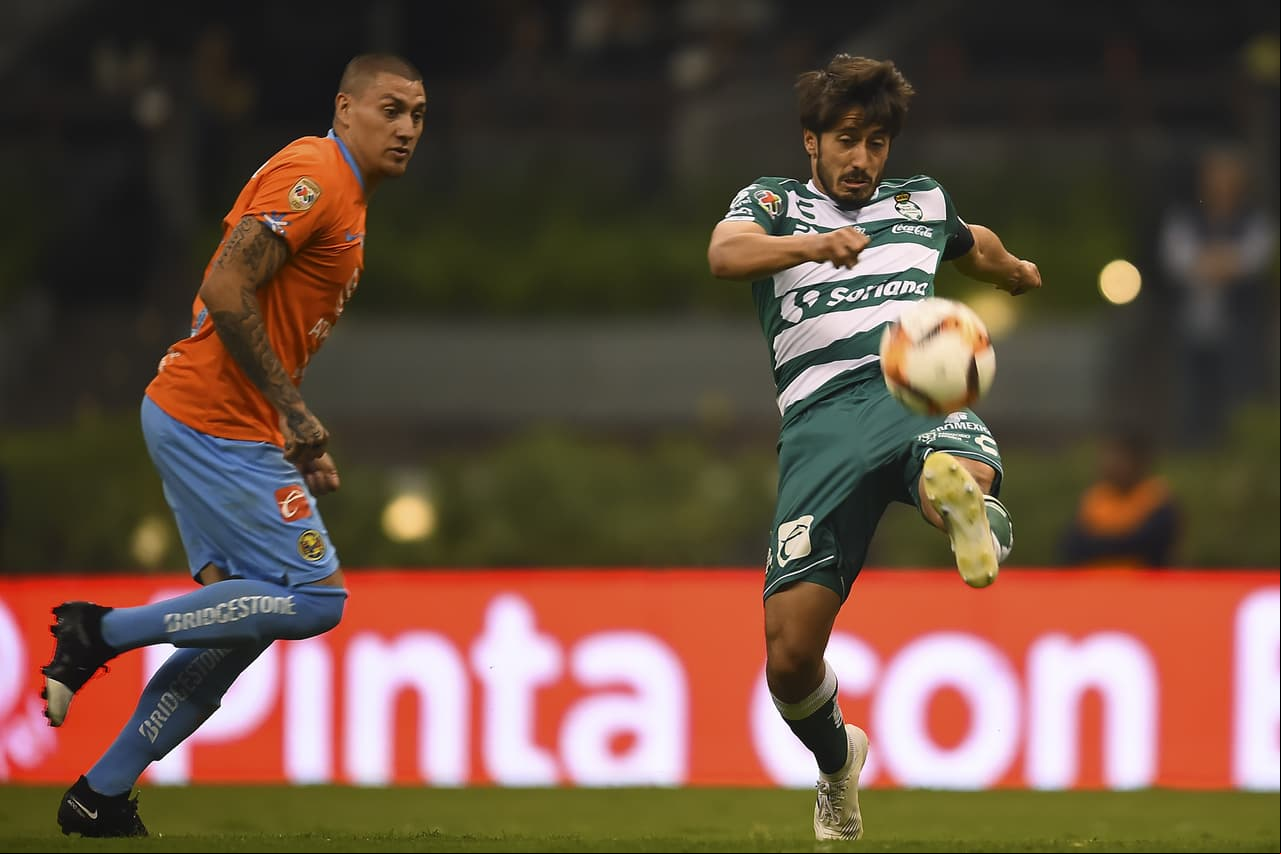 Santos no fue un equipo peligroso en el segundo tiempo en el estadio Azteca.