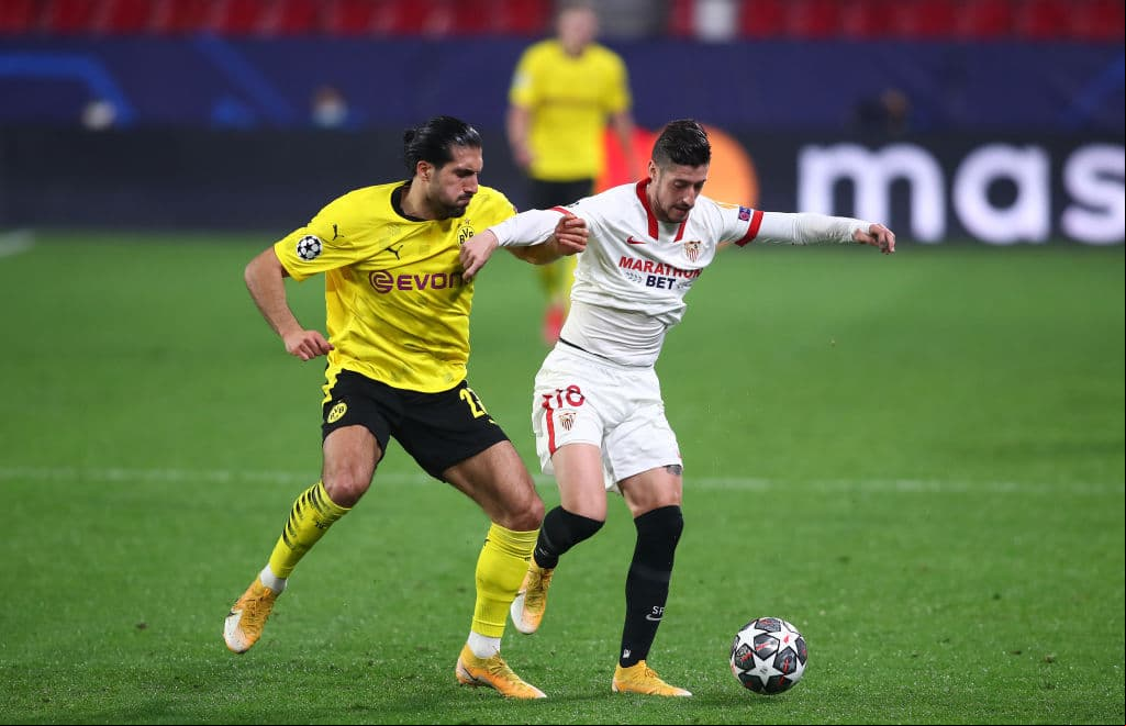 Suso (7’) adelantaba a los locales a poco de iniciado el juego. Dahoud (19’) emparejó los cartones y Haaland (27’, 43’) daba vuelta al marcador y después crecía la ventaja. Hacia el final del juego apareció de Jong (84’) para acercar al conjunto español.