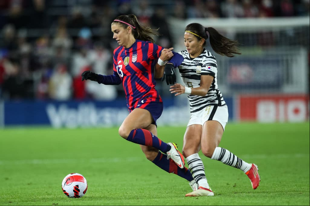 Horan, Cho So-Hyun, Morgan, Rapione, Lavelle y Williams fueron las encargadas de anottar en la aplasatante victoria 6-0 de Estados UNidos sobre Corea del Norte.