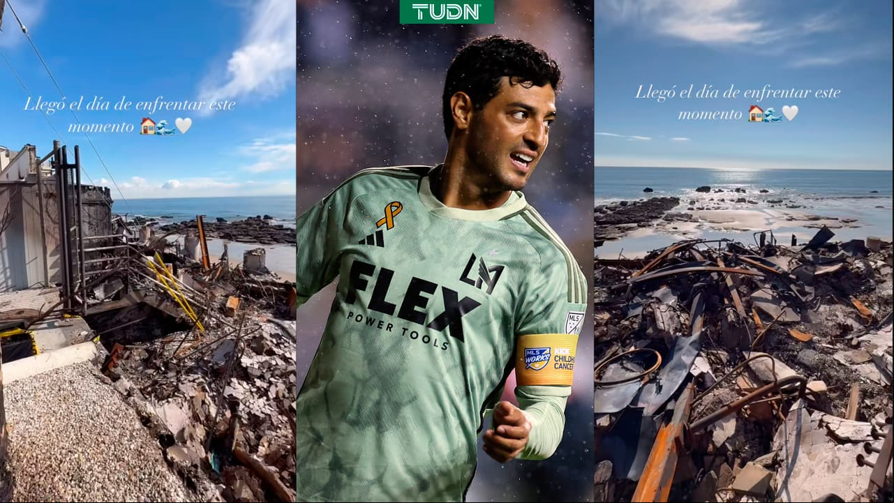 Así quedó la casa de Carlos Vela tras los incendios de Los Angeles