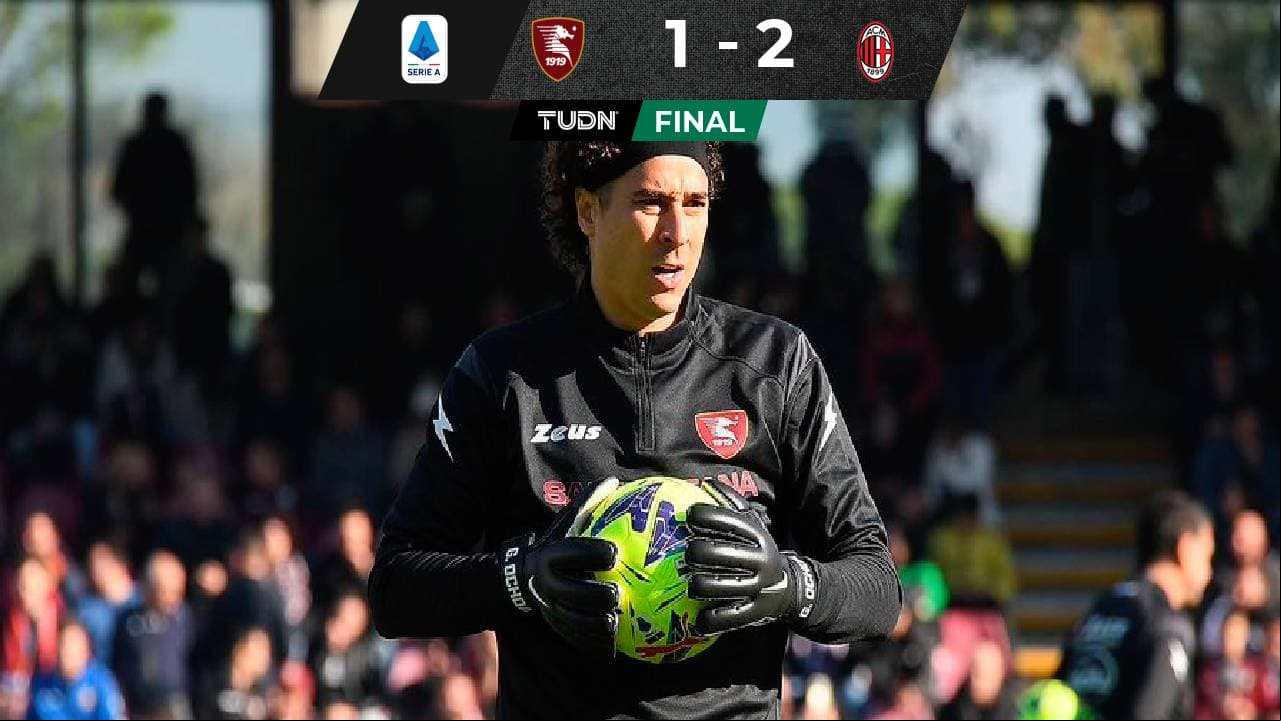 Ochoa debuta con grandes atajadas con Salernitana, pero cayó ante Milan