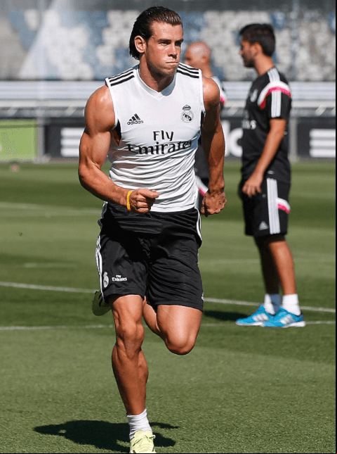 Musculos muy definidos y trabajados en su paso por el club merengue.