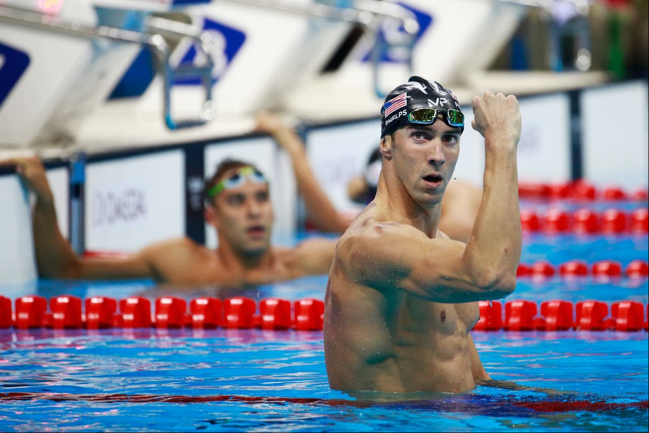 Al igual que Bolt, el estadounidense Michael Phelps padece de escoliosis y con ella convivió en su carrera. Paradójicamente, la natación era de gran ayuda para su condición.