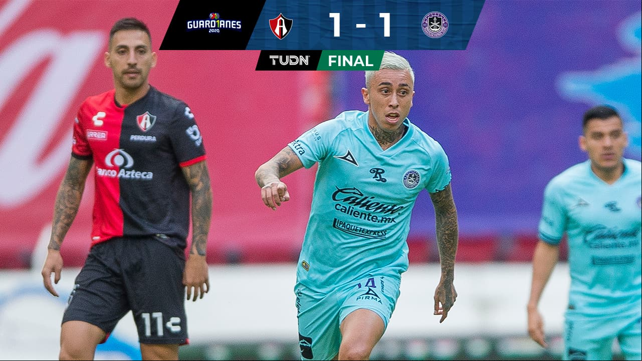 Rescata Renato Ibarra empate para Atlas ante Mazatlán FC