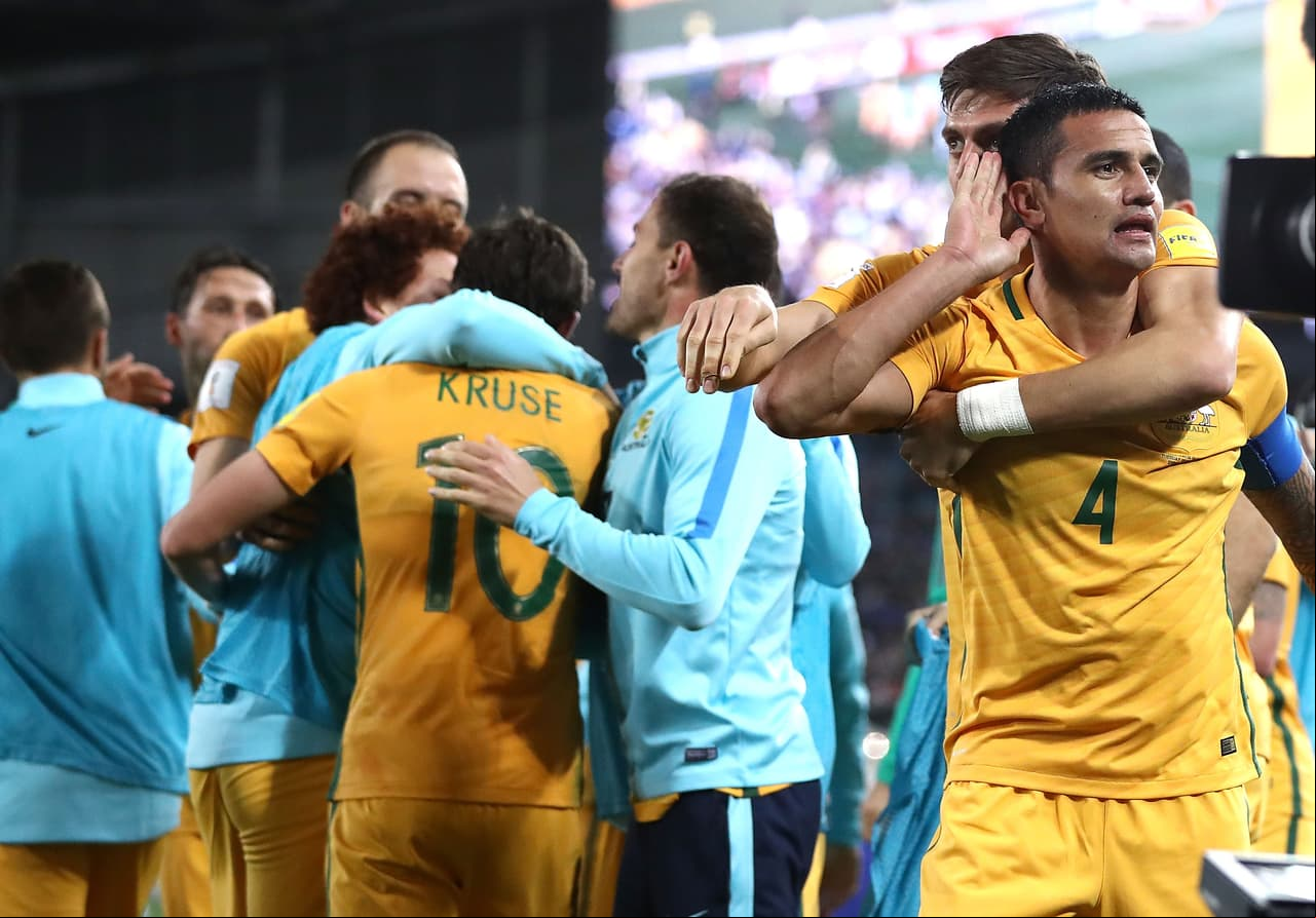 Un gol que confirmaba a Australia para el medio cupo al Mundial de Rusia 2018.