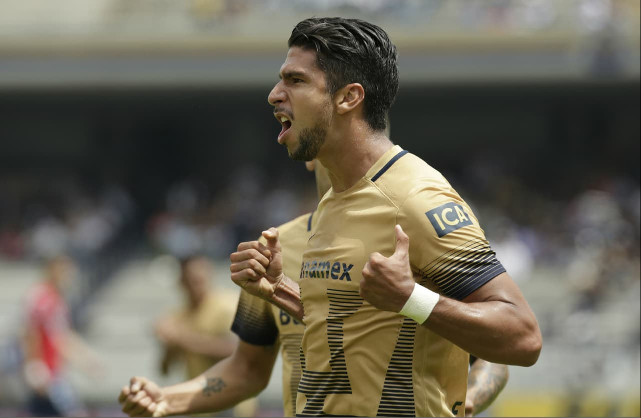 Eduardo Herrera: 'Es un orgullo anotar el gol 3 mil de Pumas'