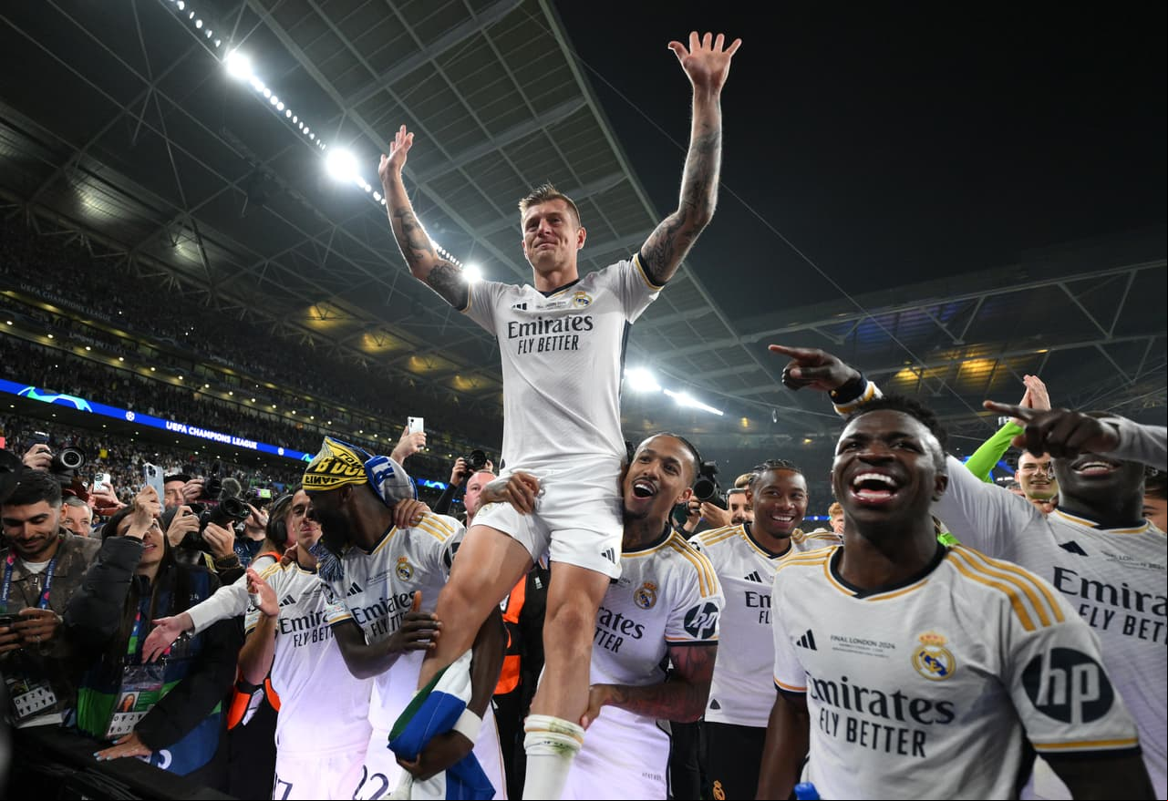 Toni Kroos tras ganar la Champions League.