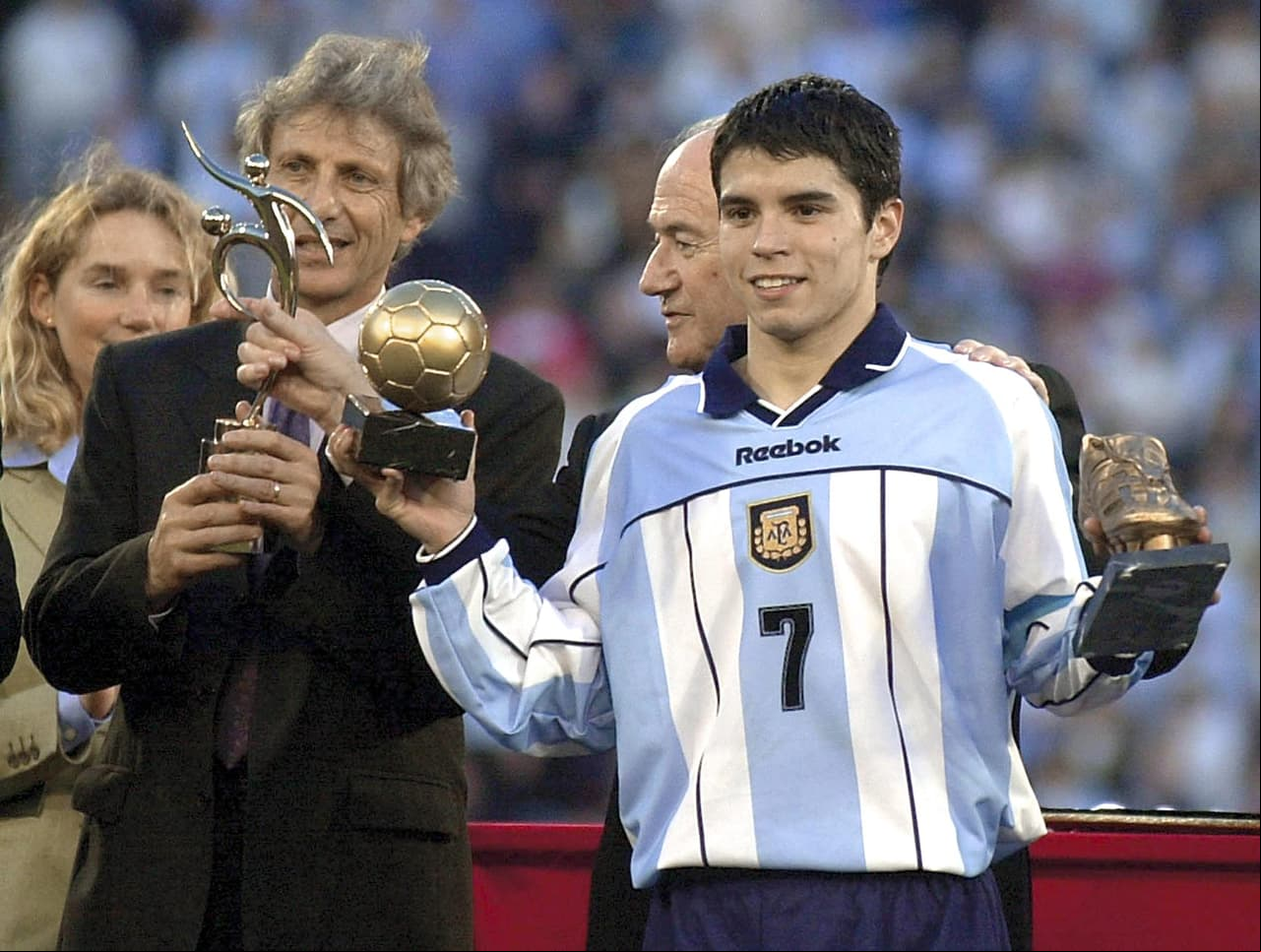 El argentino Javier Saviola, que luego pasó por Barcelona y Real Madrid, fue la gran revelación de su país cuando salió campeón en el 2001 del Sub-20.