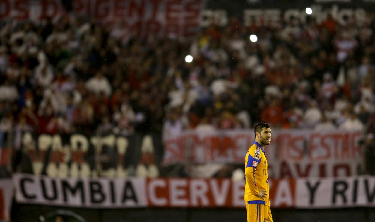André-Pierre Gignac cruzó el charco para incorporarse a la plantilla de los Tigres y jugar la final de la Copa Libertadores.