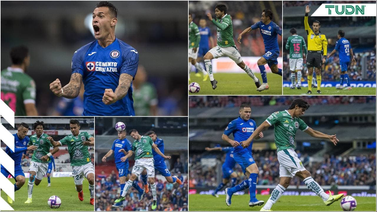 Cruz Azul vence al León 1-0 y aún aspira a llegar a la Liguilla. Caraglio marcó su gol 50 ene l futbol mexicano.
